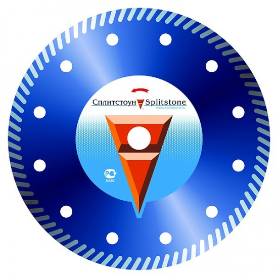 Алмазный диск Сплитстоун Standard Turbo 254x2,6x10x22,2, бетон 8