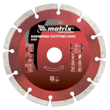 Диск алмазный отрезной сегментный MATRIX 150 х 22,2 мм, сухая резка