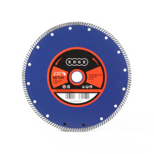 Диск алмазный Edge Турбо, 230х22.23 мм / по армированному бетону