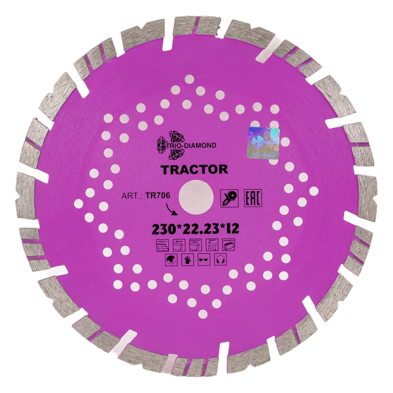 Алмазный диск Trio Diamond Tractor TR706 230x22,23x12