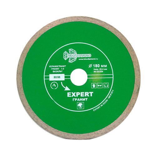 Диск алмазный Trio Diamond Сплошной Эксперт Гранит Hot press 180 мм