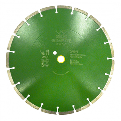 Диск алмазный сегментный KEOS GRANITE (гранит) 350/25.4/20