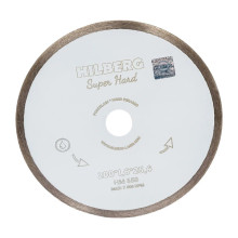 Диск алмазный отрезной 200x25,4 Hilberg Super Hard Сплошной HM650 Диск алмазный отрезной 200x25,4 Hilberg Super Hard Сплошной HM650