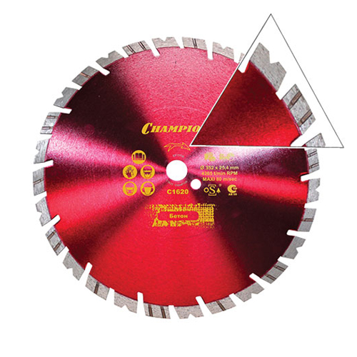 Диск алмазный универсальный Champion ST 350/25,4/14 Fast Gripper