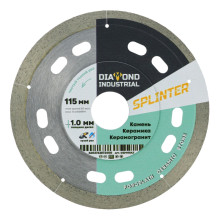Алмазный диск Diamond Industrial 115 мм Splinter по керамограниту, ультратонкий