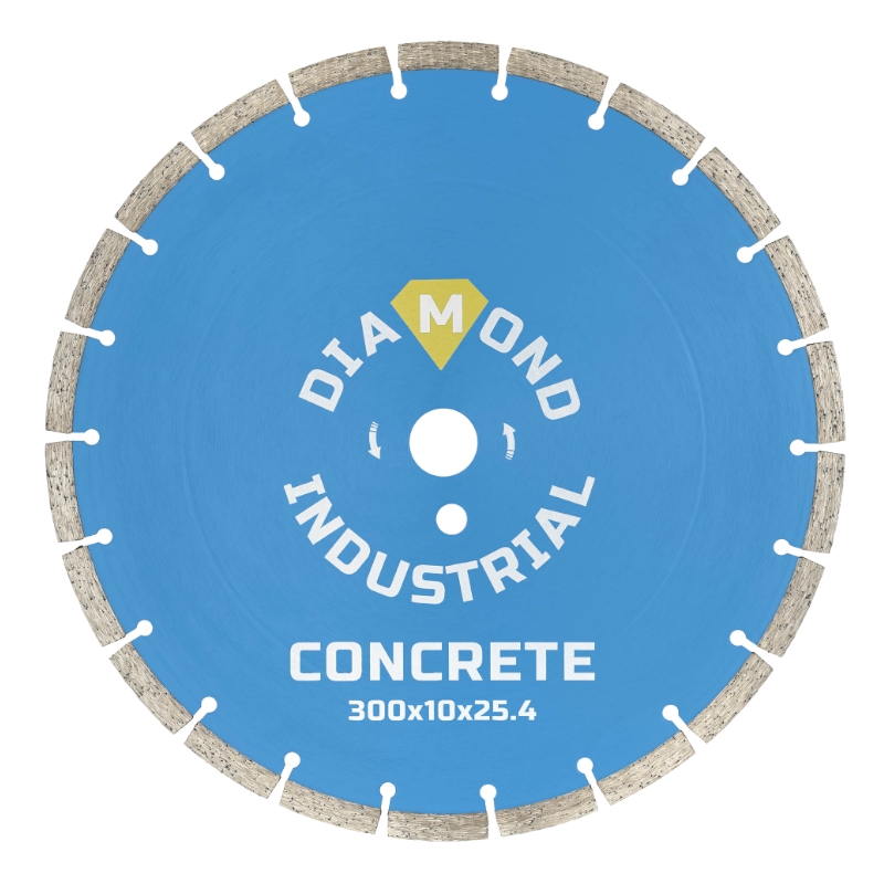 Алмазный диск Diamond Industrial 300x3,6x10x25,4-22 Concrete