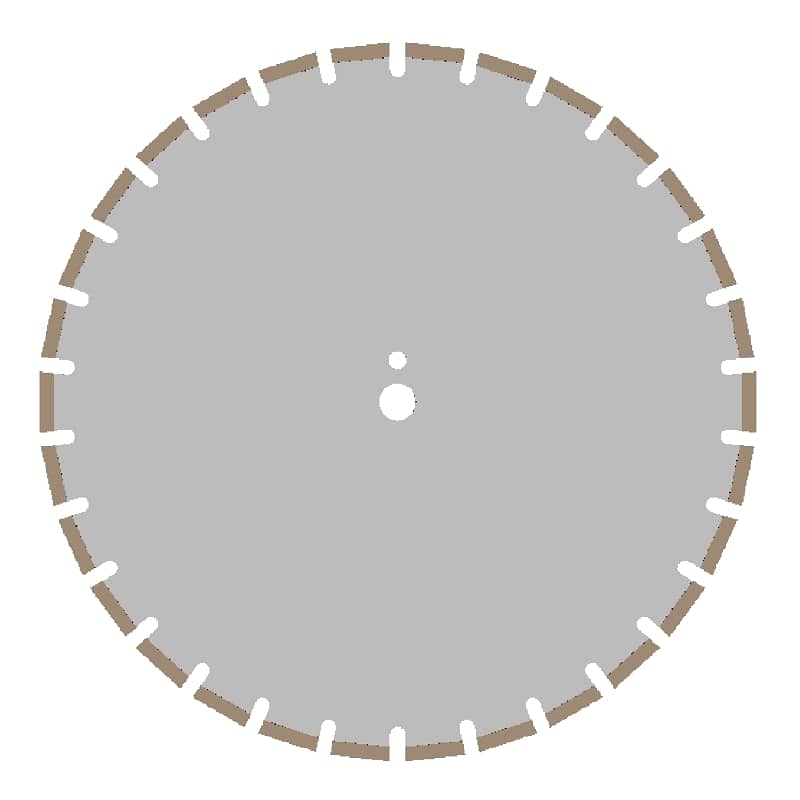 Алмазный диск НИБОРИТ Бетон-Асфальт d 500×25,4 L