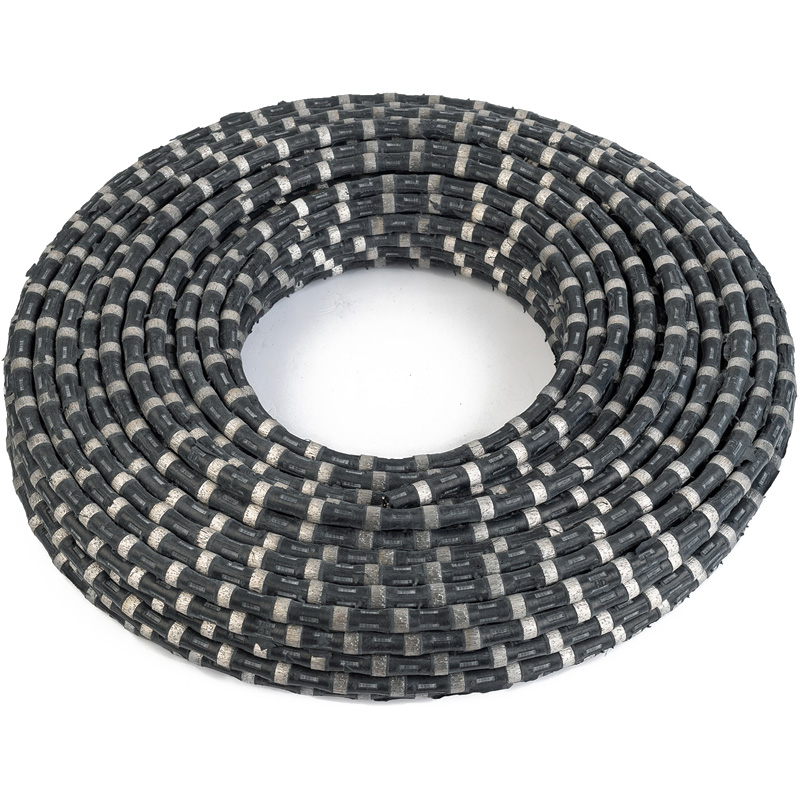 Канат алмазный железобетон строительный Diamaster LIFE д.10,5мм 100м 40перл/м (резина)