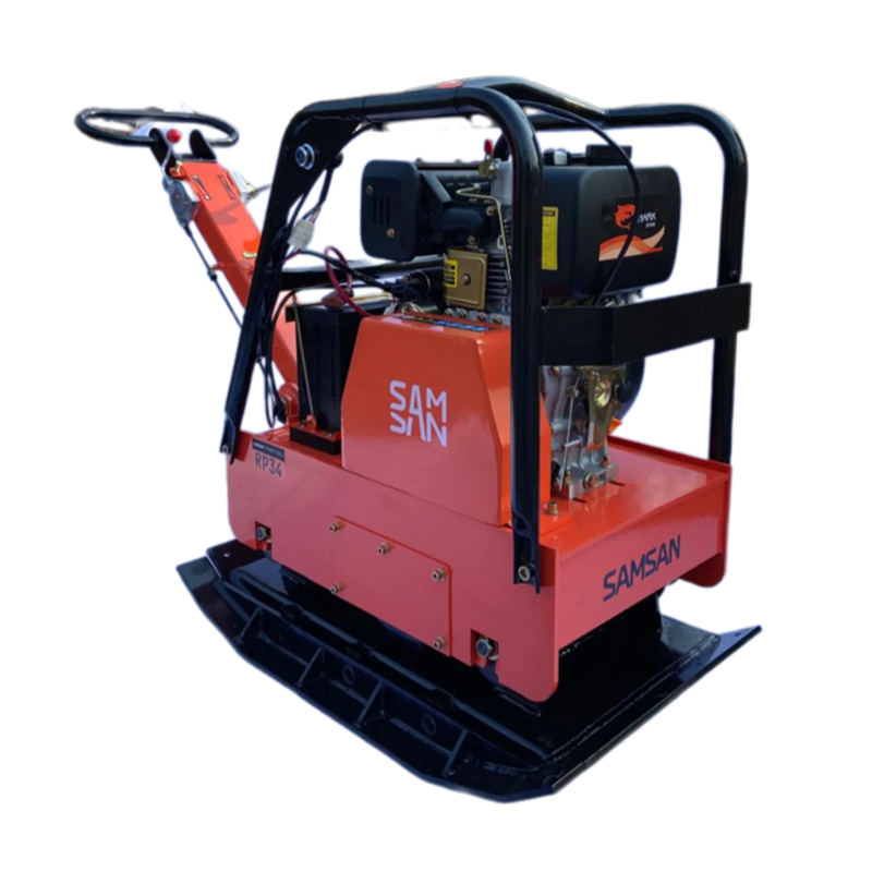 Виброплита реверсивная Samsan RP34 с двиг. дизель 186FAE, электростартер