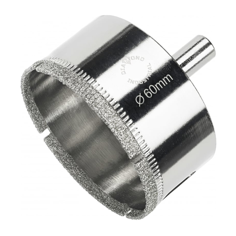 Алмазная коронка Diamond Industrial 60 мм по керамике, плитке и стеклу