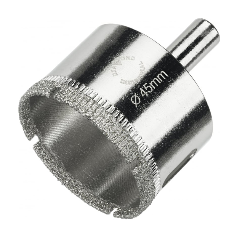 Алмазная коронка Diamond Industrial 45 мм по керамике, плитке и стеклу