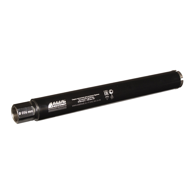 Алмазная коронка Адель Инструмент SpeedWay 56 мм L 450 мм