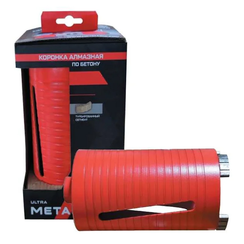 Коронка алмазная по бетону METALLICA Ultra 55x150 мм, М16, без хвостовика