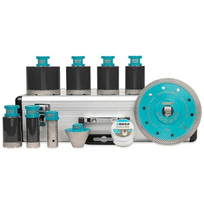 Набор алмазных коронок BIHUI DBDMS10