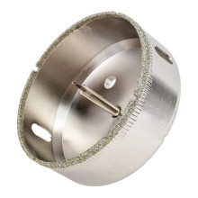 Коронка алмазная с центрирующим сверлом по керамограниту и керамике 80 мм РОСОМАХА