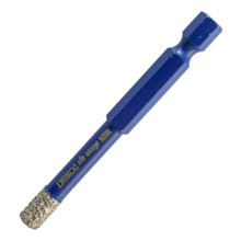 Коронка алмазная по керамограниту KEOS PRO с воском 6 мм 1/4"HEX