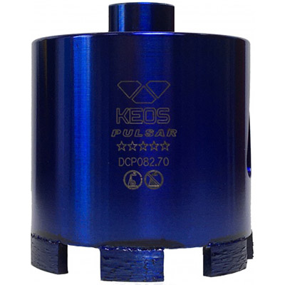 Алмазная коронка KEOS PULSAR 82/70 мм М16 с микроударом