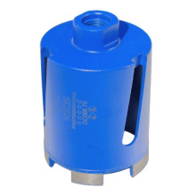 Алмазная коронка для подрозетников по бетону KEOS М16 68/70мм (DC68.70) в комплекте с переходником для коронок M16-SDS+ Алмазная коронка для подрозетников по бетону KEOS М16 68/70мм (DC68.70) в комплекте с переходником для коронок M16-SDS+