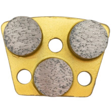 Трехточечный шлифовальный сегмент RODIAMA d 25х10 мм, для мягкого бетона, 120#