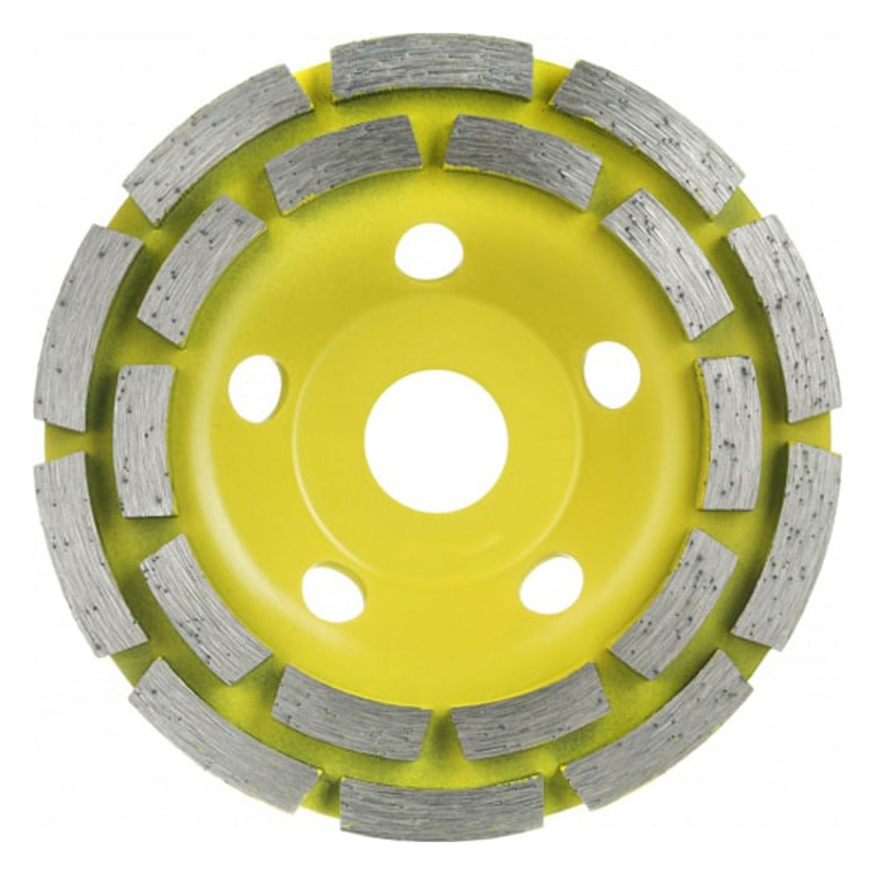 Алмазная сегментная чашка 125x6x22,23 Diamond Industrial 2-х рядная