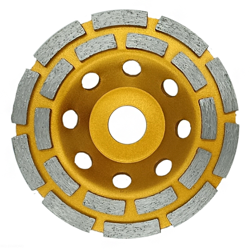 Чашка алмазная сегментная двухрядная Trio Diamond Mr. ЭКОНОМИК 125 мм