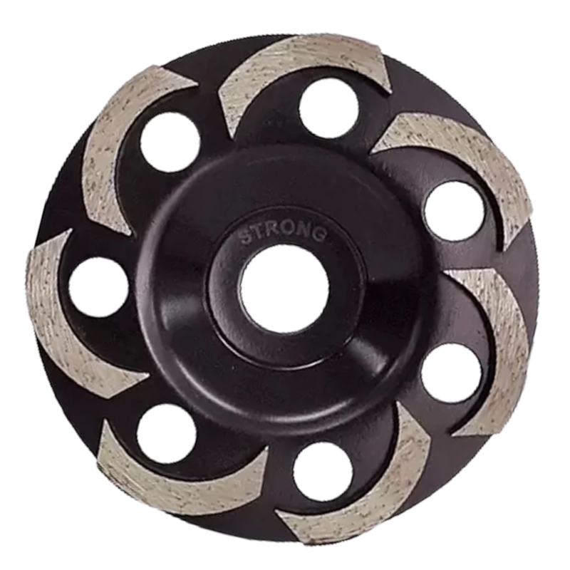 стд-167 Алмазная чашка STRONG 125 С-сегмент (7 сегментов) (черная)