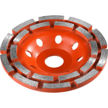 Алмазная чашка двухрядная ЗУБР МАСТЕР 180 мм