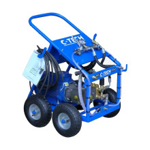 Установка опрессовочная C-TECH NP2014 (200 бар, до 800 л/ч, 4 кВт, 380 В) мобильная