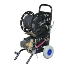 Каналопромывочный аппарат в/давления C-TECH CM2015 комплект с катушкой 200 бар, 900 л/ч