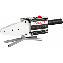 Аппарат для сварки пластиковых труб ПОБЕДА ПТ-2435 (металл. кейс)