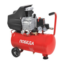 Компрессор поршневой масляный ПОБЕДА KM 24-230, 1500Вт, 230л*мин