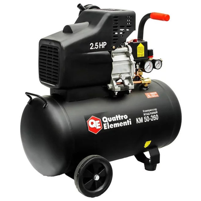 Компрессор поршневой масляный Quattro Elementi KM 50-260 Компрессор поршневой масляный Quattro Elementi KM 50-260