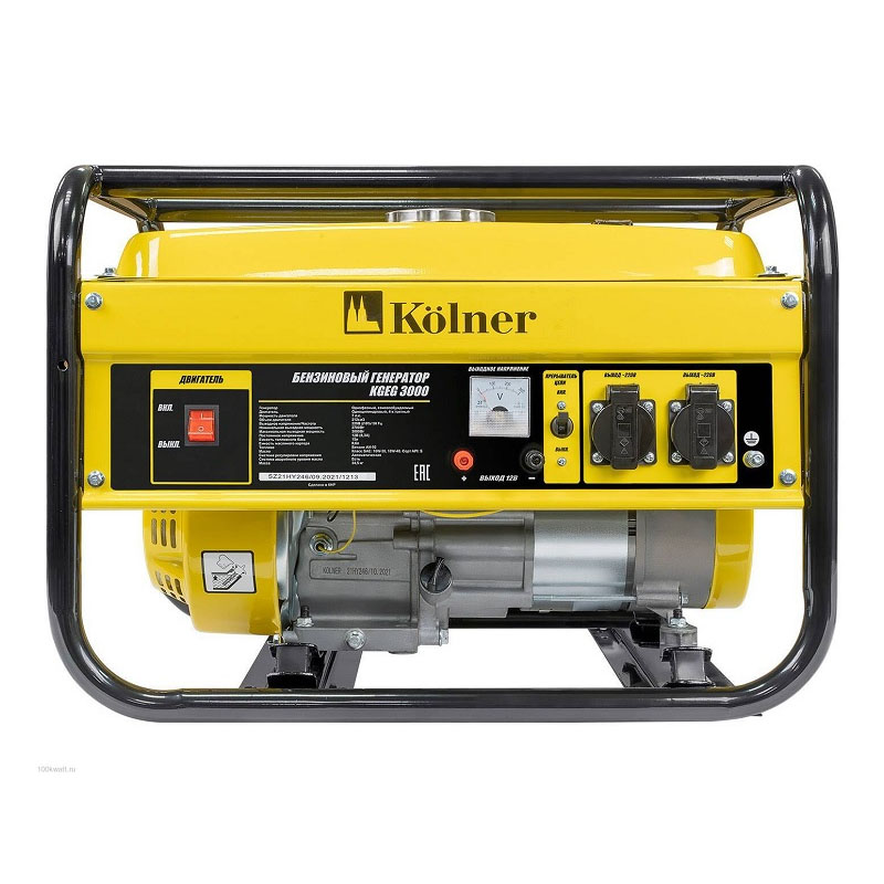 Бензиновый генератор KOLNER КGEG 3000