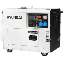 Дизельный генератор с автозапуском HYUNDAI DHY 6000SE в кожухе