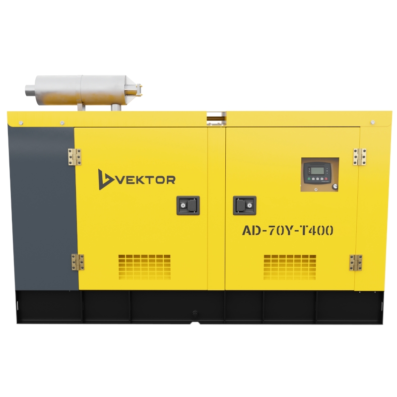 Дизельный генератор Vektor AD-70Y-T400 в шумозащитном кожухе с АВР