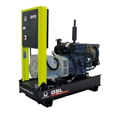 Дизельный генератор PRAMAC GSL65D Mecc Alte трехфазный без кожуха