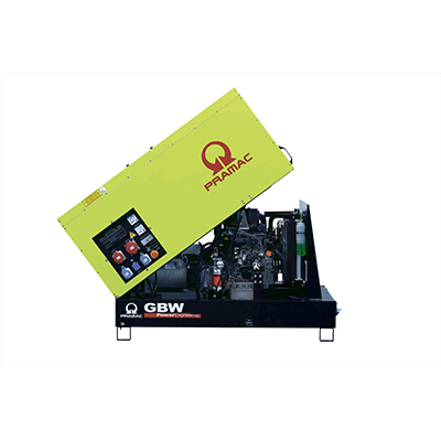 Дизельный генератор PRAMAC GSW15P Mecc Alte 9,3/9 кВт однофазный в кожухе
