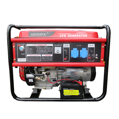 Генератор газовый АМПЕРОС LPG6500CLE