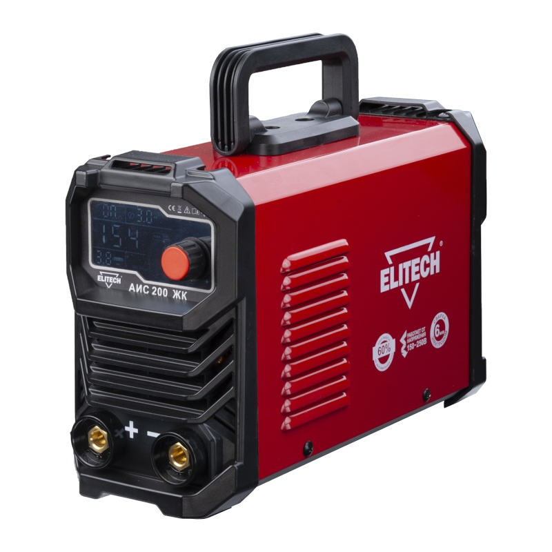 Аппарат сварочный инверторный Elitech АИС 200 ЖК