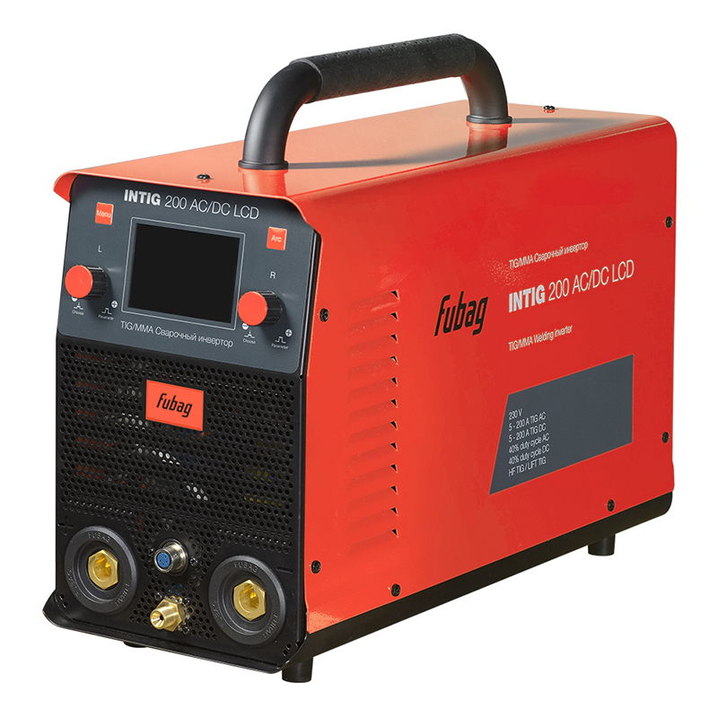 Инвертор сварочный FUBAG INTIG 200 AC/DC Pulse LCD + Горелка FB TIG 26 5P 4m