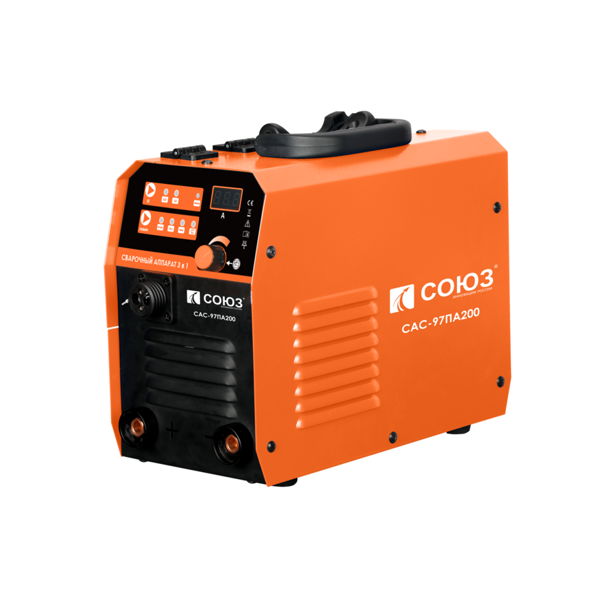 Инверторный сварочный полуавтомат СОЮЗ САС-97ПА200