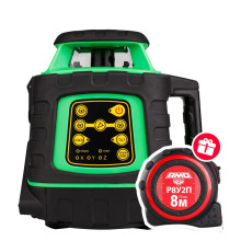 Ротационный нивелир AMO ROTOR 300G с зеленым лучом