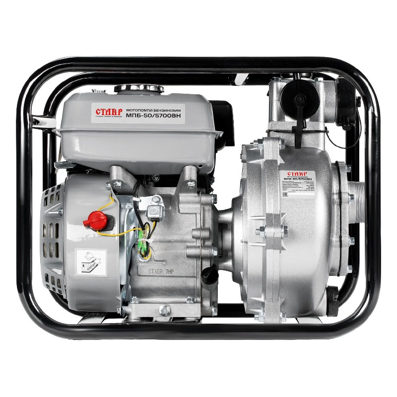 Мотопомпа бензиновая для чистой воды СТАВР МПБ-50/5700ВН