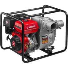 Мотопомпа бензиновая ЗУБР МПГ-1800-100 для грязной воды