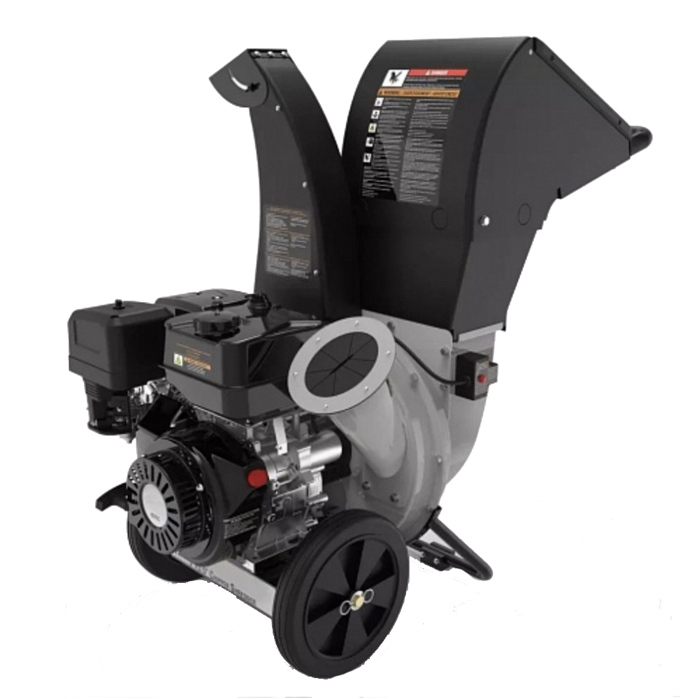 Измельчитель-шредер бензиновый ZIMANI CS10D (12,5кВт/17л.с;270см3;Dветок 125 мм;р.старт)