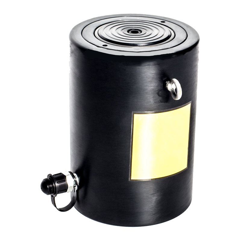 Грузовой алюминиевый домкрат с пружинным возвратом штока Инстан ДГА10-50П (10т, ход 50мм)