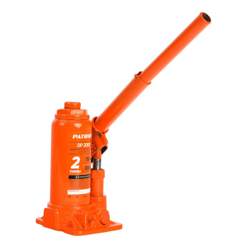 Домкрат бутылочный PATRIOT DB 2000 2T, высота подхвата 150мм, сталь