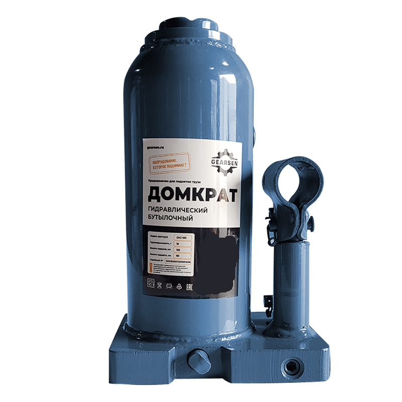 Домкрат гидравлический GEARSEN 10,0 т, (GHJ 100)