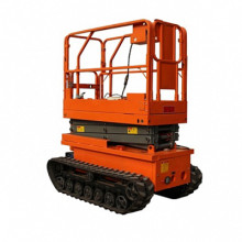 Подъемник ножничный передвижной самоходный TOR GTJZ0406ZS 200 кг 4,5 м гусенечный (автономный)