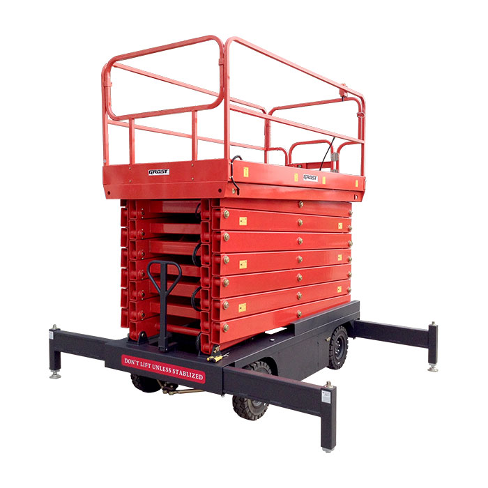 Подъёмник ножничного типа GROST Tower 0.5-9 (accumulator)